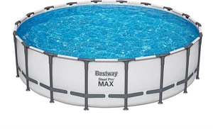 Set piscina fuori terra rotonda Steel Pro MAX 5,49 m x 1,32 m