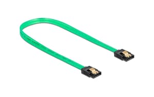 Câble SATA UV Effet lumineux vert 70 cm