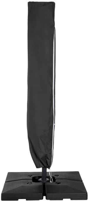 Housse de protection pour parasol 245 x 59 cm, Gris