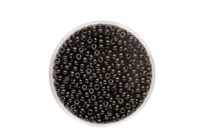 Perle di rocailles intenso 2,6mm, 17 gr, nero
