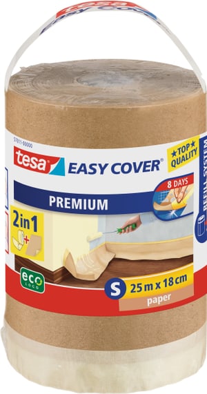 Easy Cover® PREMIUM Paper ecoLogo® - S, rouleau de recharge 25m:180mm
