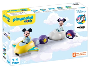 Playmobil 71320 1.2.3 & Disney: Train des nuages de Mickey et Minnie