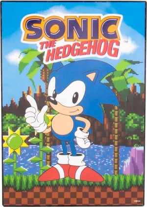Poster luminoso di Sonic