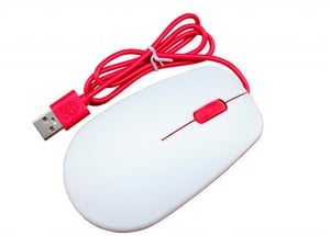 Mouse per Raspberry PI rosso/bianco