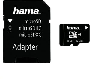 16GB Class 10 22MB / s + Adapter / Mobile