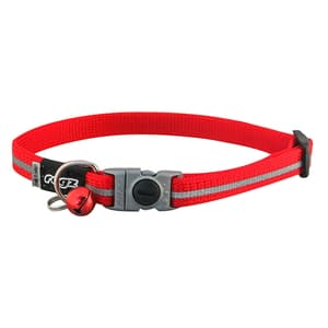 Collare AlleyCat rosso, 16,5 - 23 cm