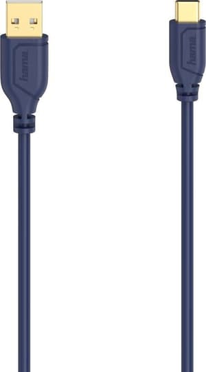 USB-C-Kabel "Flexi-Slim", Blue Depths, 0.75m