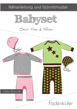 Papierschnittmuster Babyset