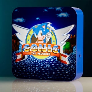 Offizielle Sonic 3D Tischlampe / Wandleuchte