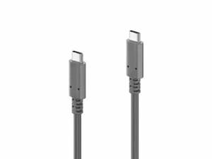 Câble USB 3.2 avec E-Marker, 20Gbps, 100W USB C - USB C 1 m