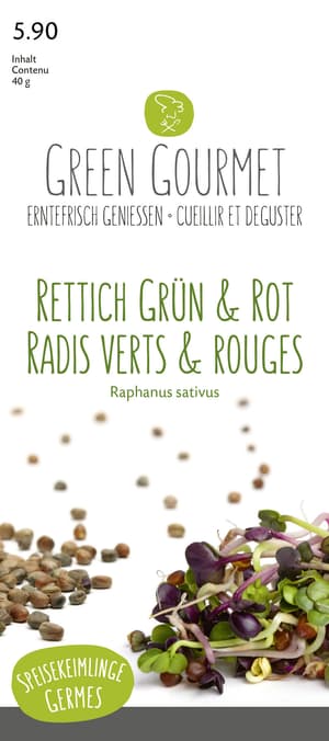 Radis verts & rouges 40g