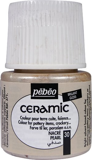 PÉBÉO Ceramic Keramikmalfarbe 30 Pearl 45ml