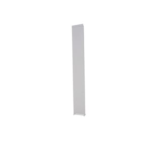 Elemento decorativo da parete, bianco 30,9x6x232,5 cm