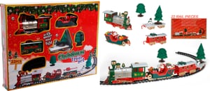 Train de Noël arbre, ensemble de 22 pièces