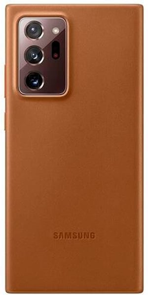 Leather Cover Note 20 Ultra brown