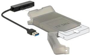 Câble adaptateur USB 3.0 Typ-A - SATA 22-Pin avec couvercle de protection