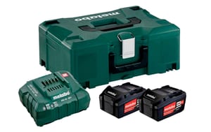 Batteria e caricabatterie Basic Set 2 x 4,0 Ah