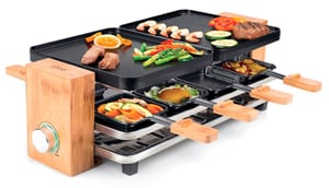 Raclette Bamboo, 8 personnes