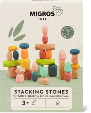 Migros Toys Pions empilés bois