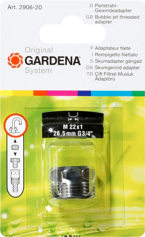 Original GARDENA System Gewindeadapter