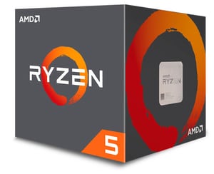 Ryzen 5 1600X 6x 3.6 GHz AM4 boxed, sans ventilateur processeur