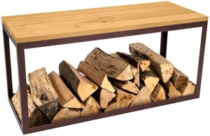Outdoor Holzaufbewahrungsbank Timber