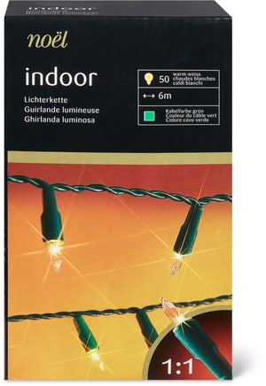 Indoor Lichterkette, 600cm