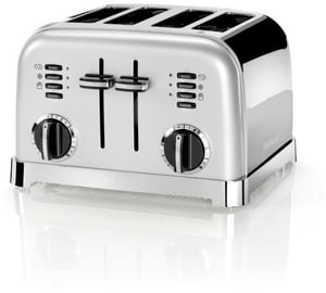 Toaster avec 4 Tranches Gris Perle