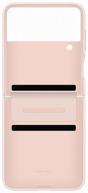 Galaxy Z Flip4 Flap Leather Cover - Peach