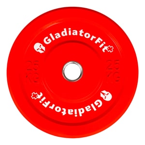 Disco di colore olimpico con rivestimento in gomma Ø 51mm | 25 KG
