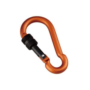 Pear-shape Carabiner with Screw Lock