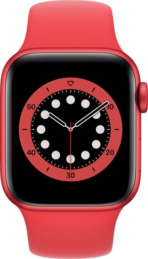 Watch Series 6 GPS 40mm Red Aluminium Red Sport Band