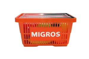 Migros Einkaufskorb mit Früchte und Gemüse