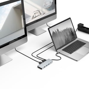 Multiport, 9 Ports, 4x USB-A, 2x USB-C, 2x HDMI, LAN / Ethernet