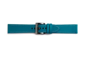 Galaxy Watch (42 mm) Strap Studio Classic Leather Strap 20 mm blau