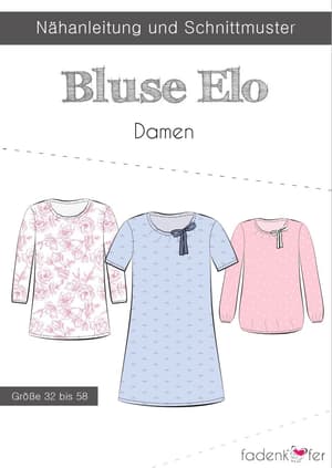 Papierschnittmuster Bluse Elo