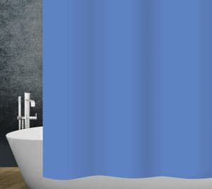 Tenda da doccia blu 120 x 200 cm