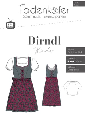 Papierschnittmuster Dirndl