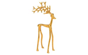 Statuetta di Natale in oro con cervo