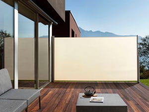 Auvent de jardin latéral rétractable beige 180 x 300 cm DORIO
