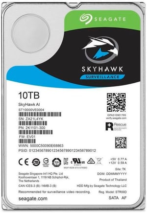 SkyHawk SATA 3.5" 10 TB