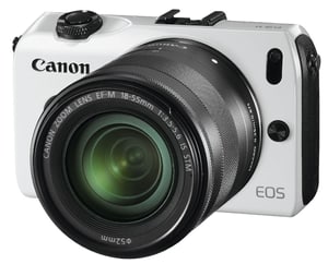 EOS M, 18-55mm weiss Systemkamera