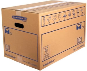 Umzugsbox Smoothmove Standard 35 x 35 x 55 cm, 10 Stück