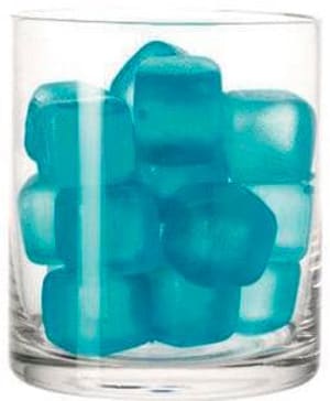 Vaschetta per ghiaccio Fresco 1 scatola, 18 cubetti di ghiaccio, blu