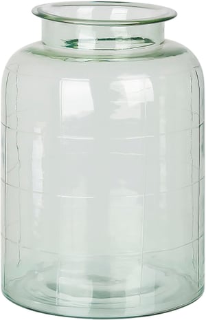 Vaso da fiori vetro verde chiaro 35 cm VINDALOO
