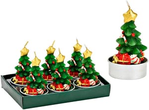 Teelichter Tannenbaum 6er Set