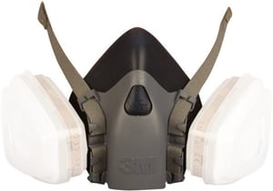 Kit di maschera di protezione delle vie respiratorie da gas e vapori tipo 7523L