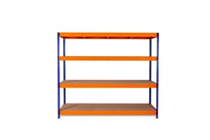 Scaffale Robus 400 blu/arancione