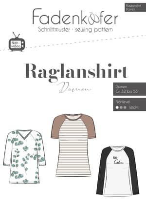 Papierschnittmuster Raglanshirt