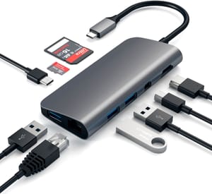 USB-C Aluminium Multiport Adapter